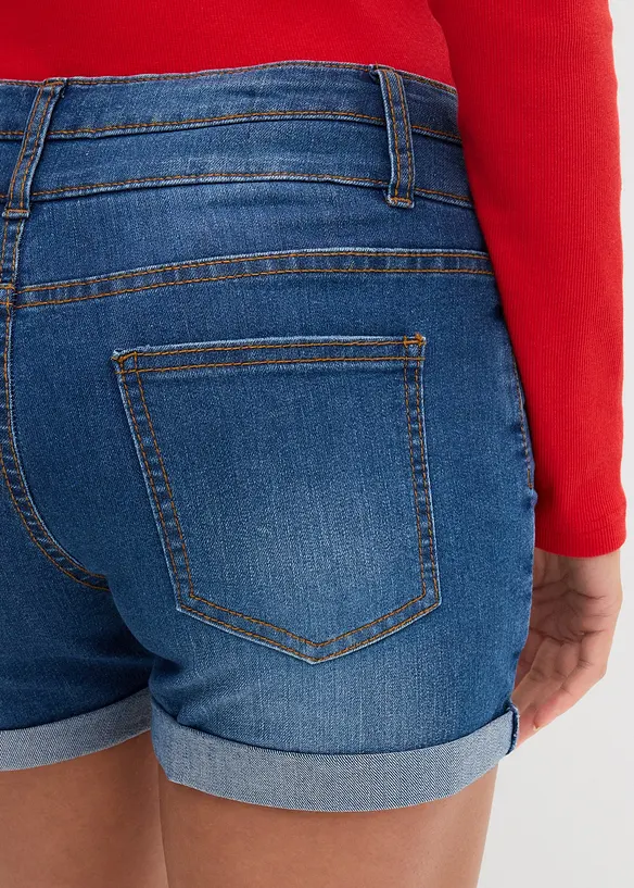 Short en jean taille mi-haute, bonprix