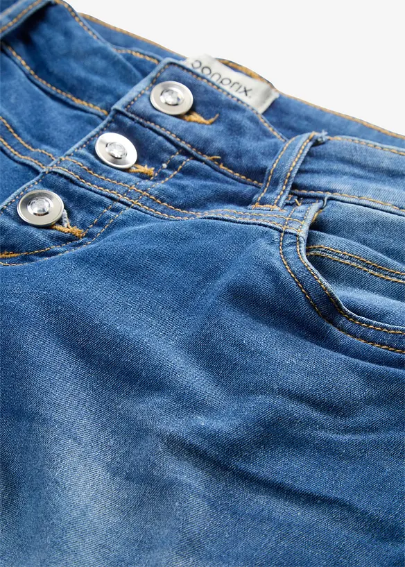 Short en jean taille mi-haute, bonprix