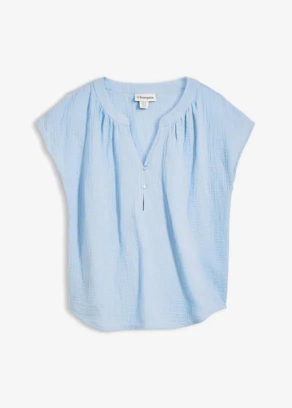 Blouse en gaze 100% coton, bonprix