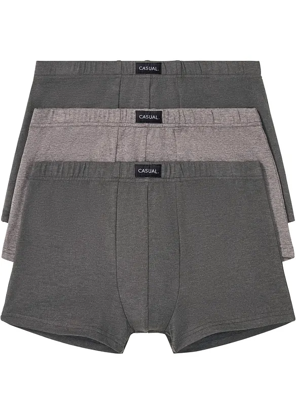 Lot de 3 boxers coton, bonprix