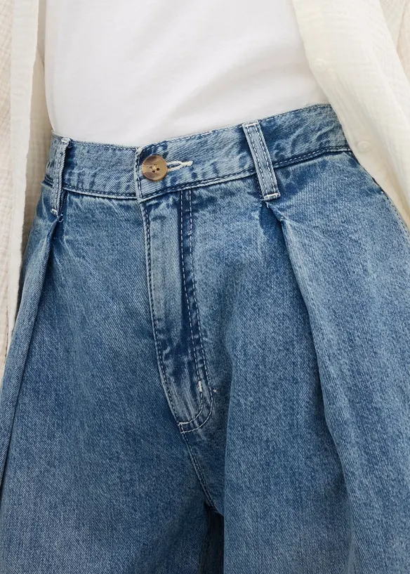 Jean large taille haute, bonprix