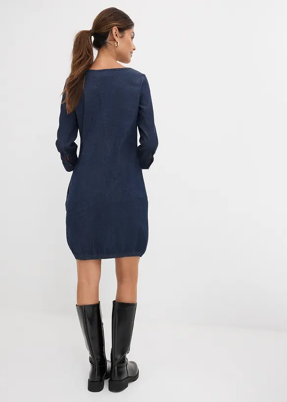 Robe en jean extensible, bonprix