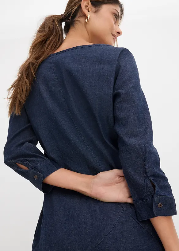 Robe en jean extensible, bonprix