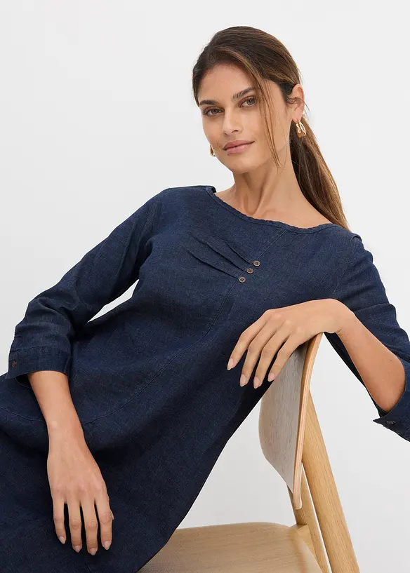 Robe en jean extensible, bonprix