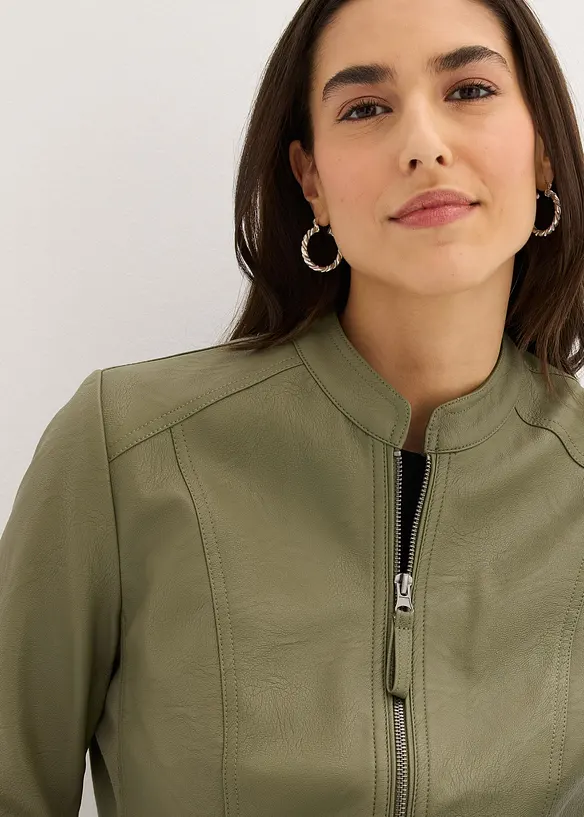 Veste enduite en viscose, bonprix