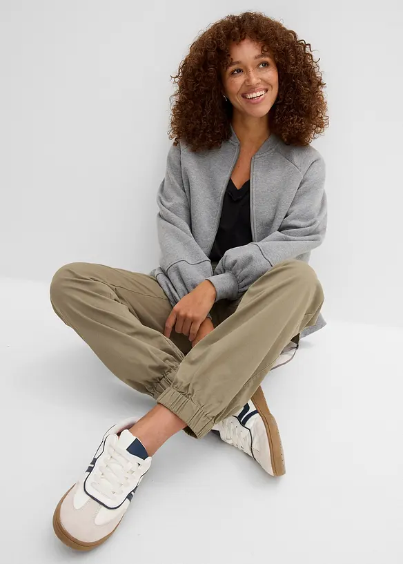 Pantalon cargo en coton extensible, bonprix