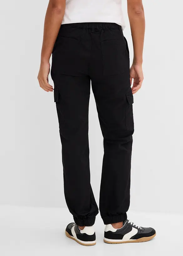 Pantalon cargo en coton extensible, bonprix