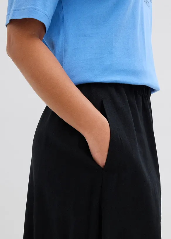 Jupe midi l&eacute;g&egrave;re, bonprix