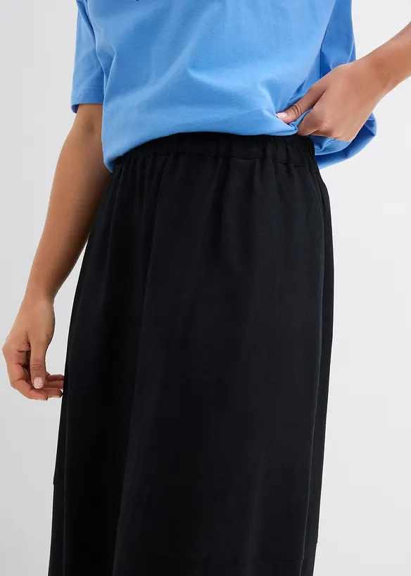 Jupe midi l&eacute;g&egrave;re, bonprix