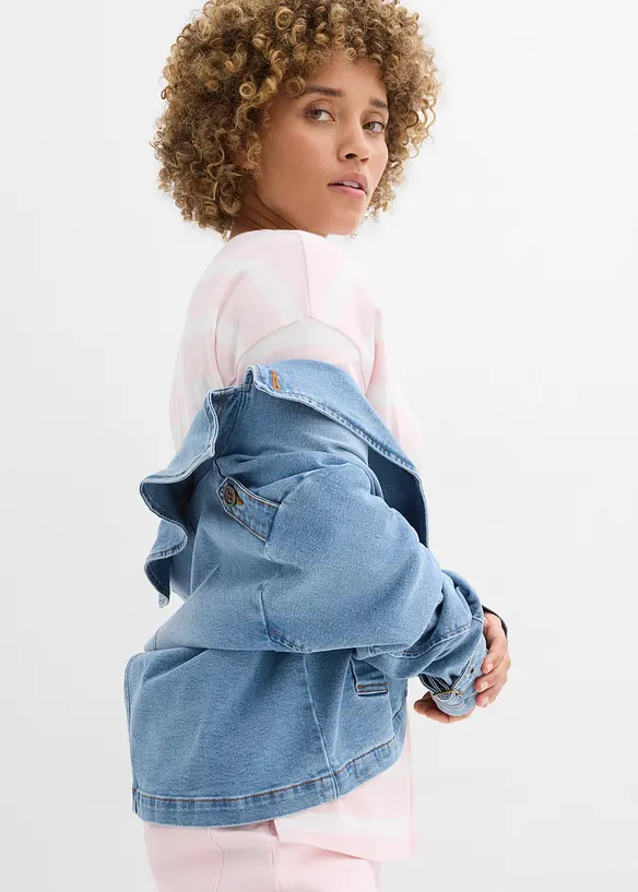 T-shirt long en coton &eacute;pais, bonprix