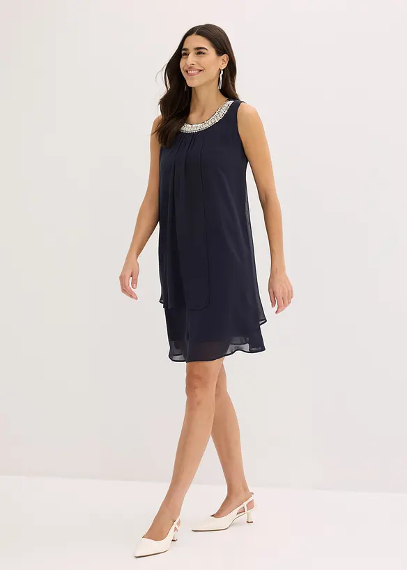 Robe de qualit&eacute; avec application, bonprix