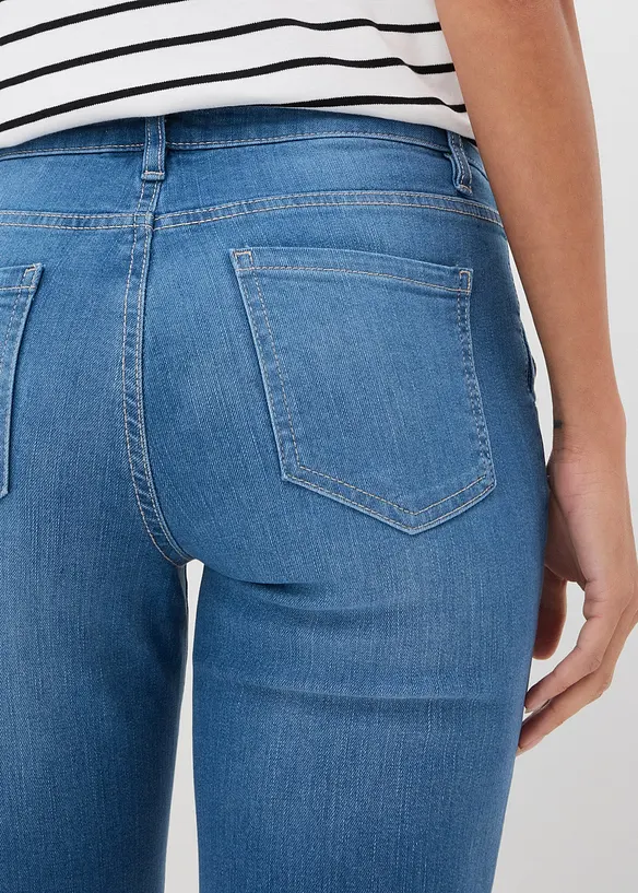 Jean bootcut, taille mi-haute, bonprix