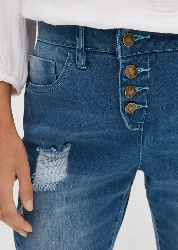 Jean boyfriend taille mi-haute, bonprix