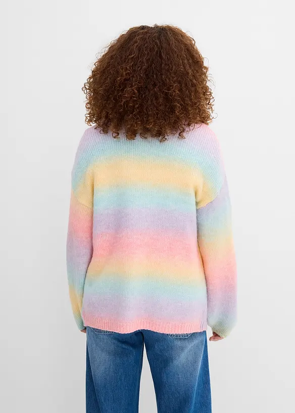 Gilet doux en grosse maille, bonprix