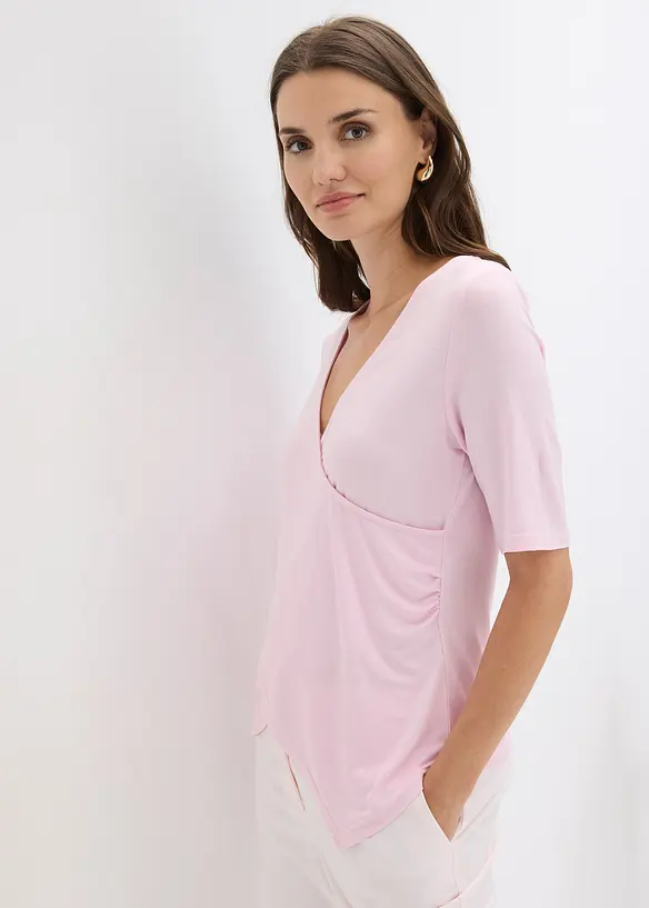 T-shirt doux en viscose extensible, bonprix