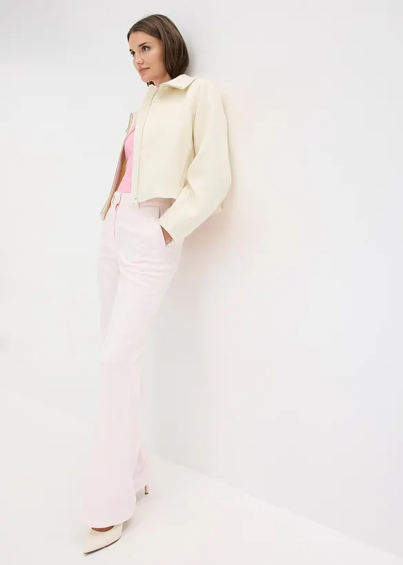 Pantalon &agrave; taille &eacute;lastiqu&eacute;e, bonprix