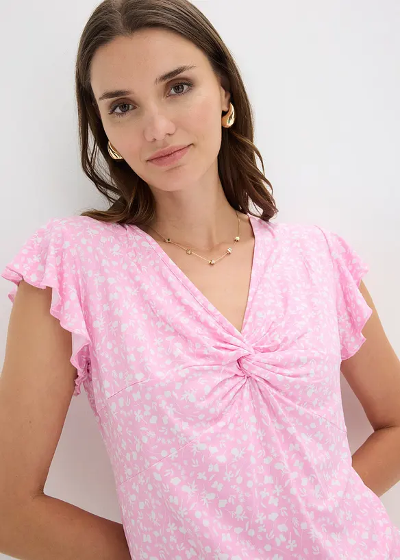 Blouse en jersey viscose extensible, bonprix