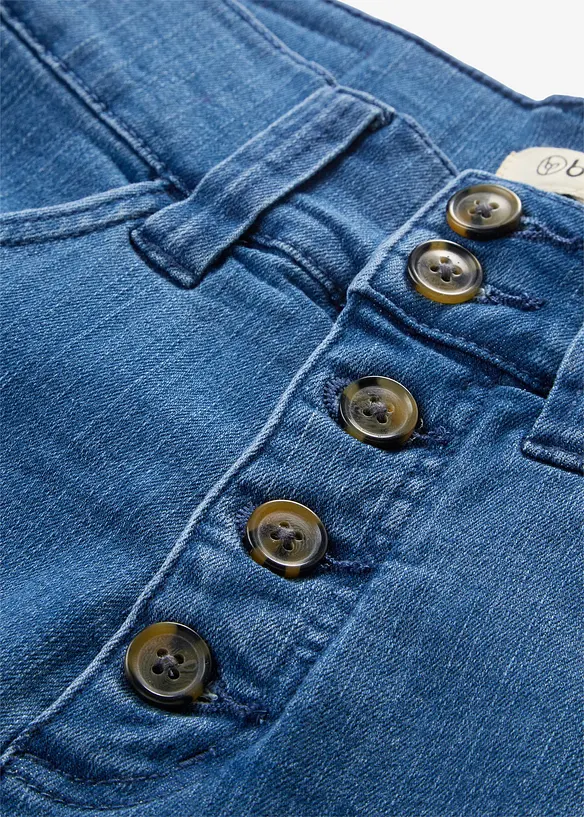 Jean droit taille haute, extensible, bonprix