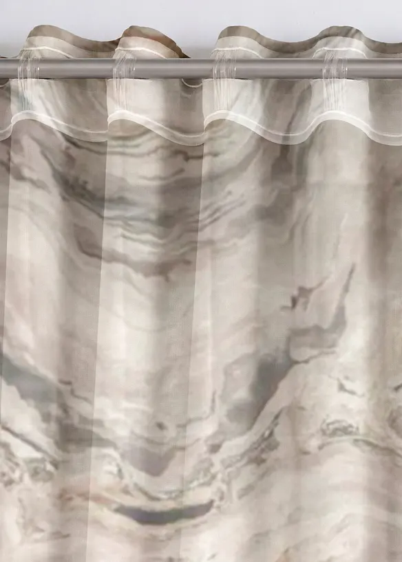 Voilage &agrave; imprim&eacute; (1 pce), bonprix