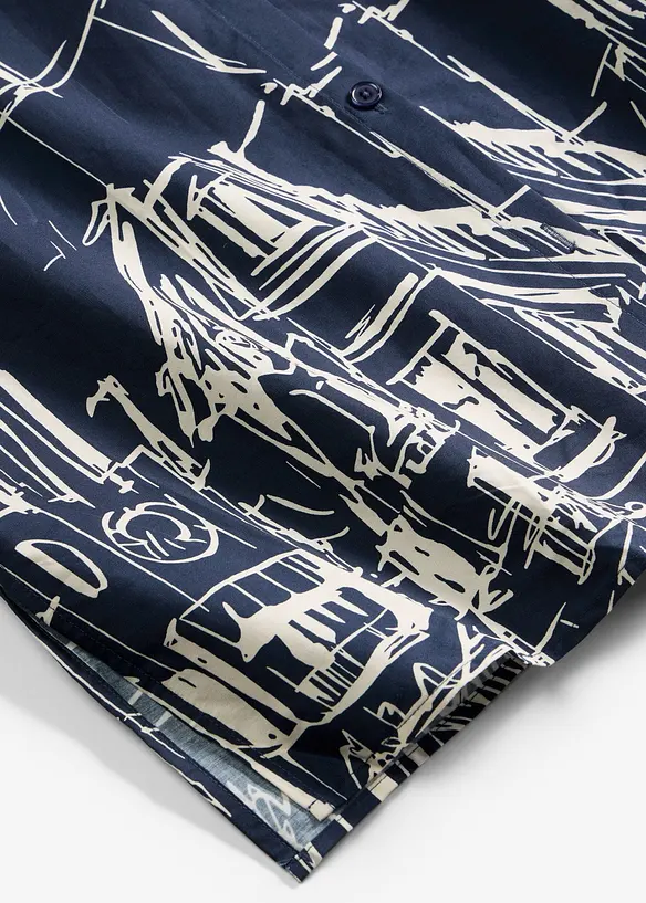 Robe-chemise en popeline de coton, bonprix