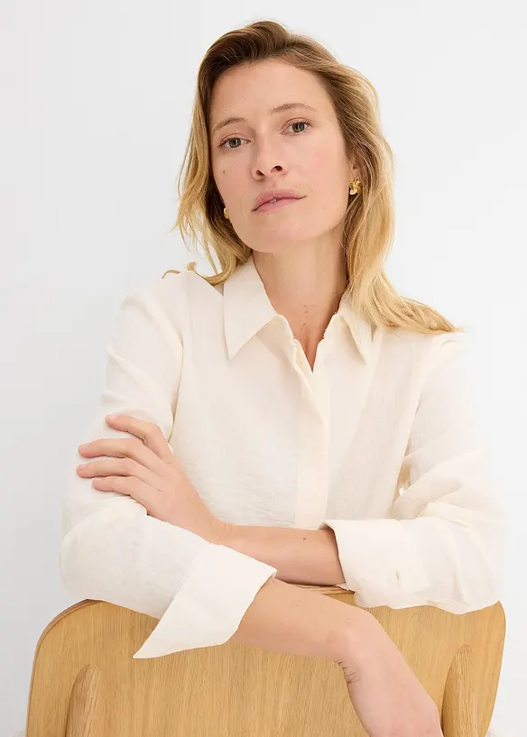 Chemisier long et doux, viscose majoritaire, bonprix