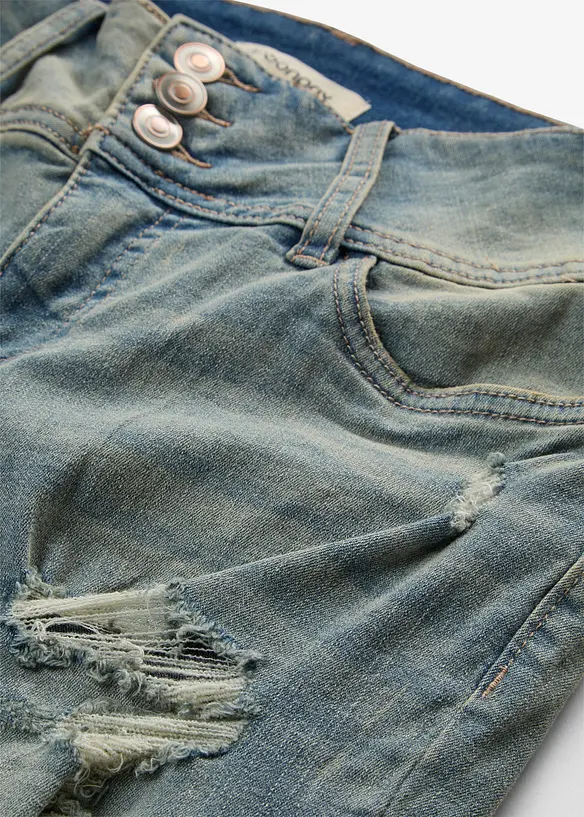 Jean skinny taille haute, extensible, bonprix