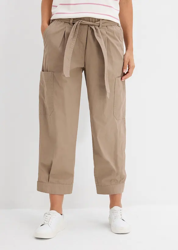 Pantalon cargo raccourci, bonprix