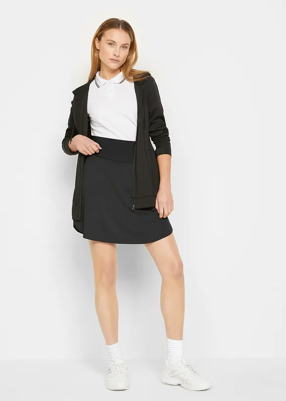 Jupe de sport avec cycliste int&eacute;gr&eacute;, s&eacute;chage rapide, bonprix