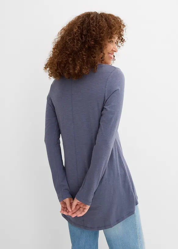 T-shirt manches longues 100% coton, bonprix