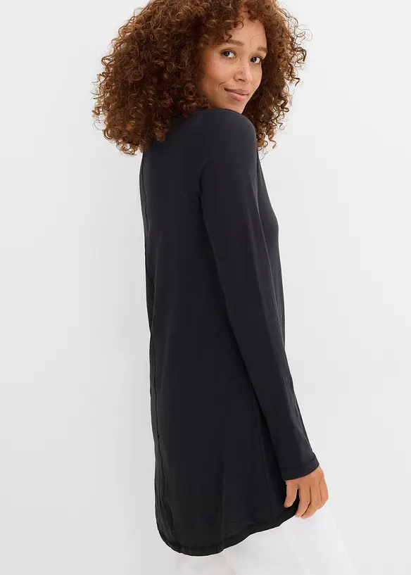 T-shirt manches longues 100% coton, bonprix