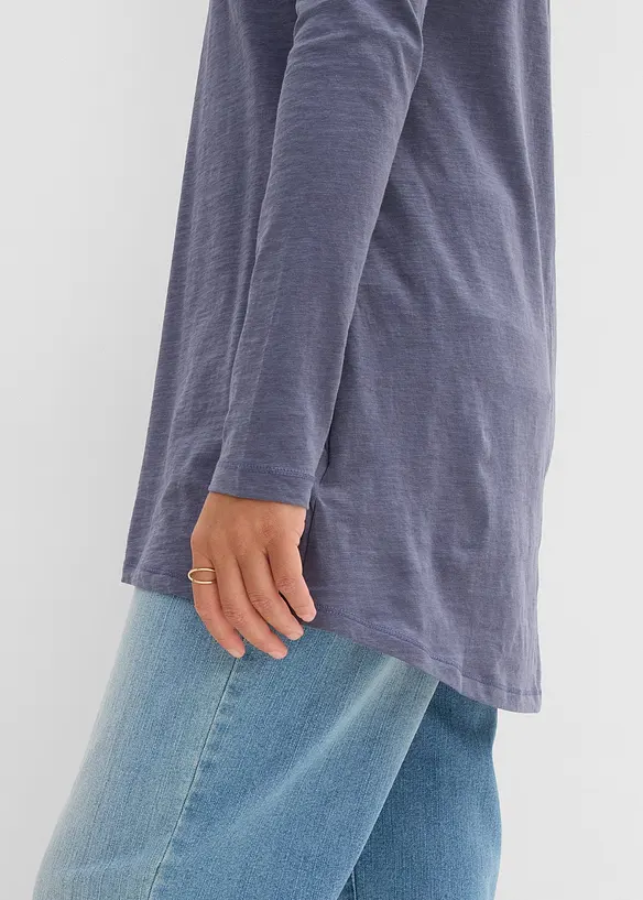 T-shirt manches longues 100% coton, bonprix