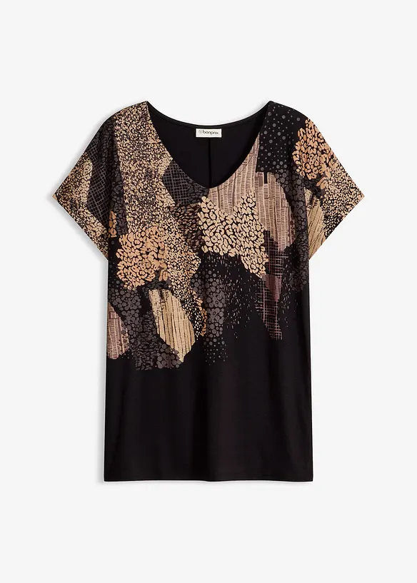 T-shirt doux en viscose extensible, bonprix