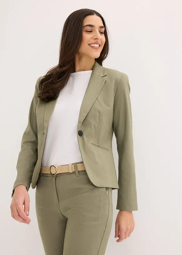 Blazer &agrave; poches passepoil&eacute;es, petite stature, bonprix