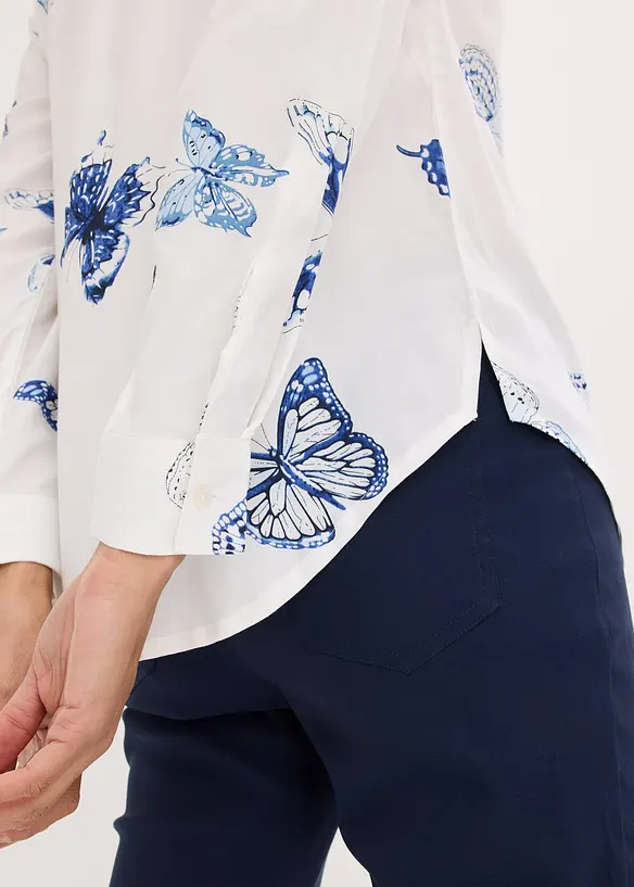 Chemisier imprim&eacute; en viscose, bonprix