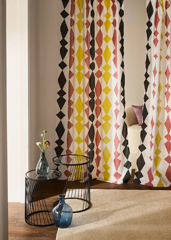 Voilage en polyester recycl&eacute; (1 pce), bonprix