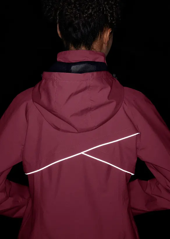 Veste imperm&eacute;able &agrave; d&eacute;tails r&eacute;fl&eacute;chissants, bonprix