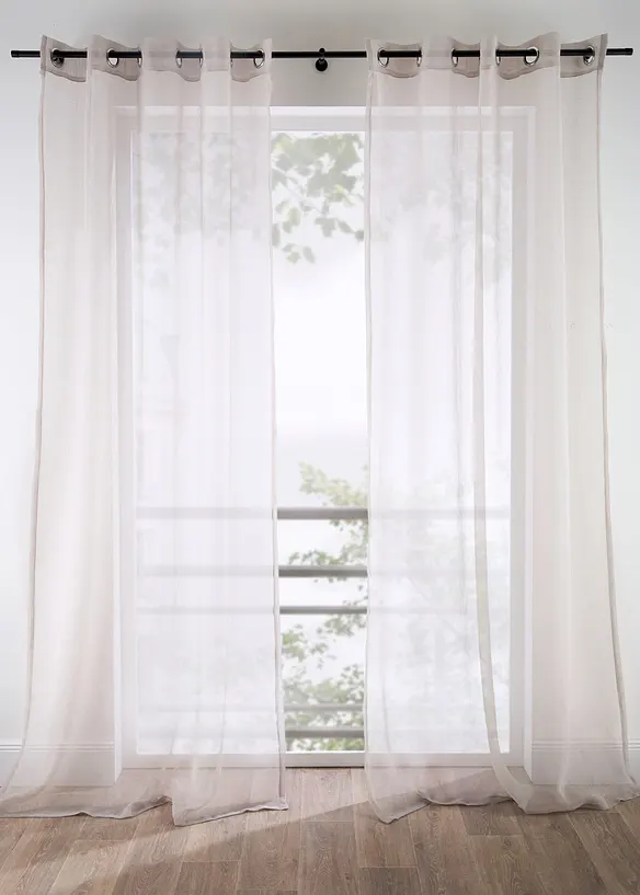 Voilage &agrave; fine texture mesh (1&nbsp;pce), bonprix