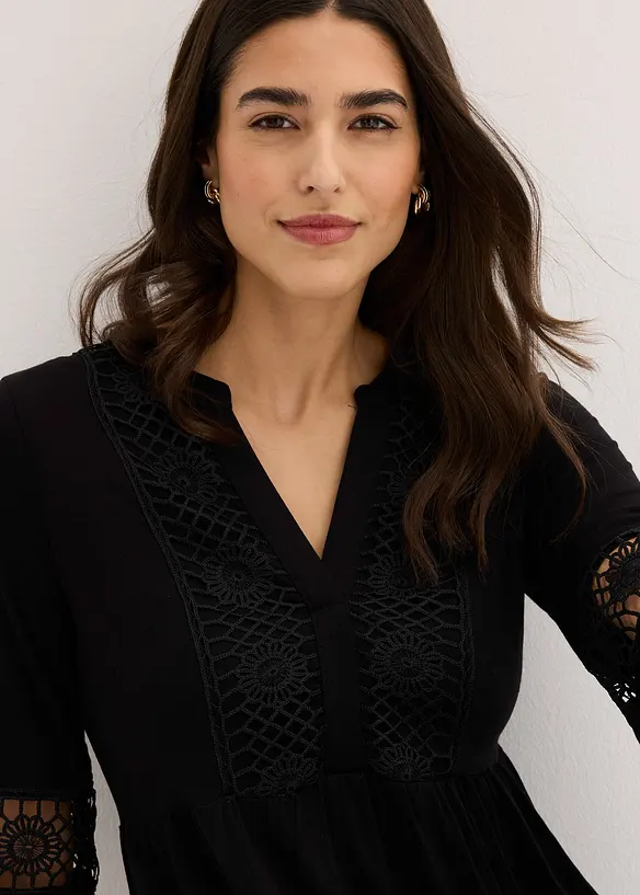 Robe-tunique en viscose douce, bonprix