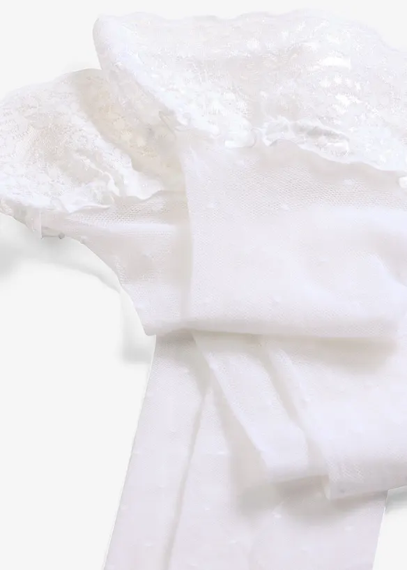 Bas autofixants avec dentelle 20D, bonprix