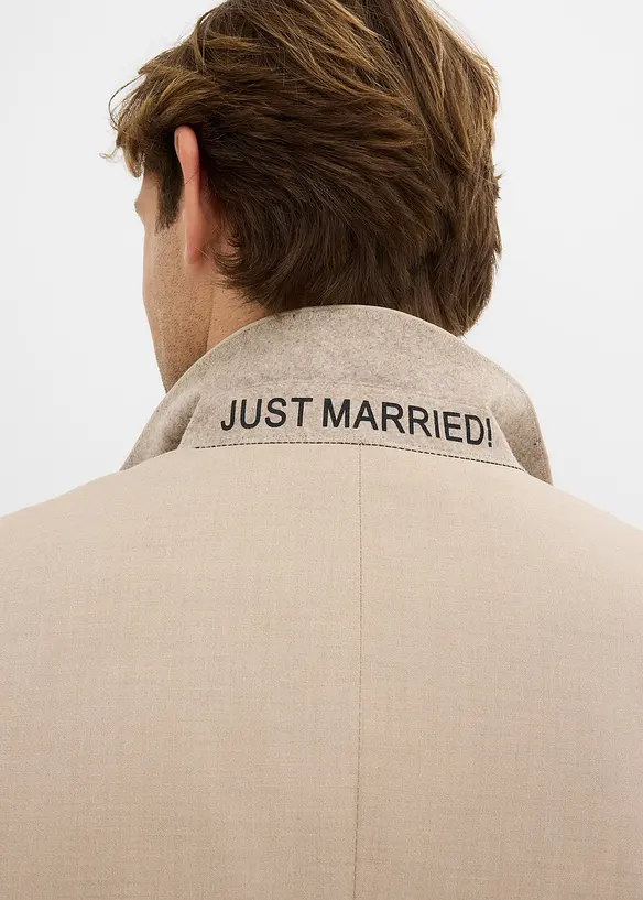 Costume 4 pi&egrave;ces avec gilet sans manches et cravate, regular, bonprix