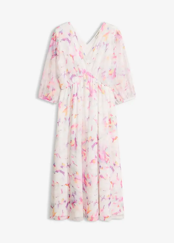 Robe en jersey mesh d&eacute;licat, bonprix