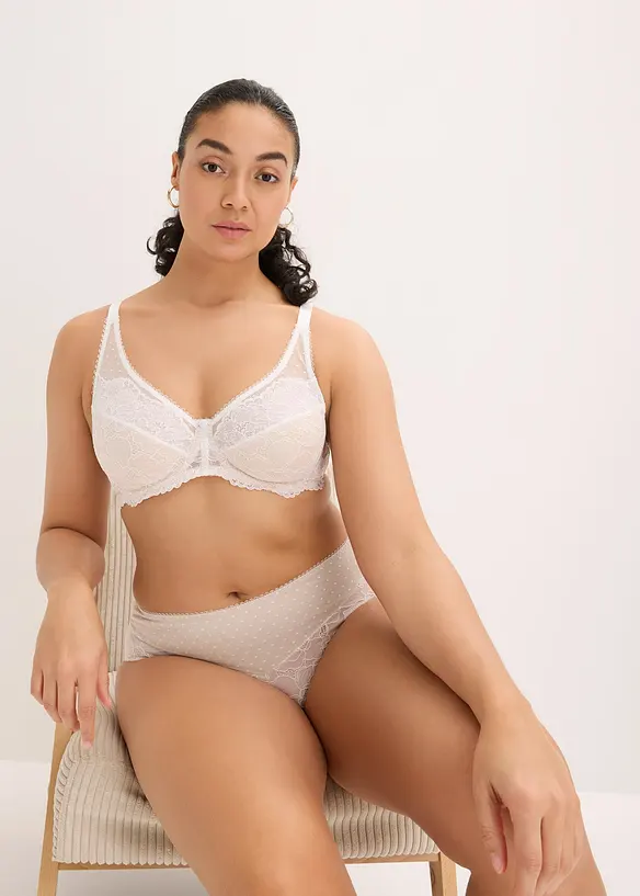 Soutien-gorge minimiseur avec dentelle, bonprix