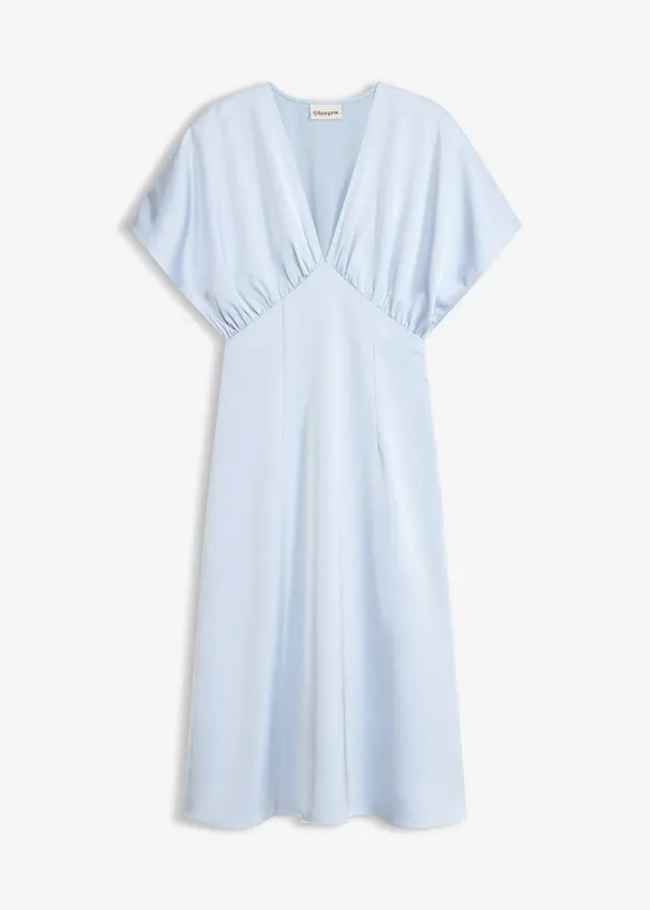 Robe longue en satin brillant, bonprix