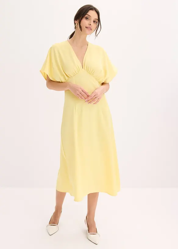Robe longue en satin brillant, bonprix