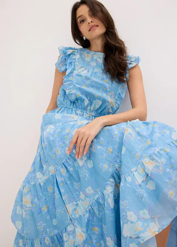 Robe longue 100% coton, bonprix