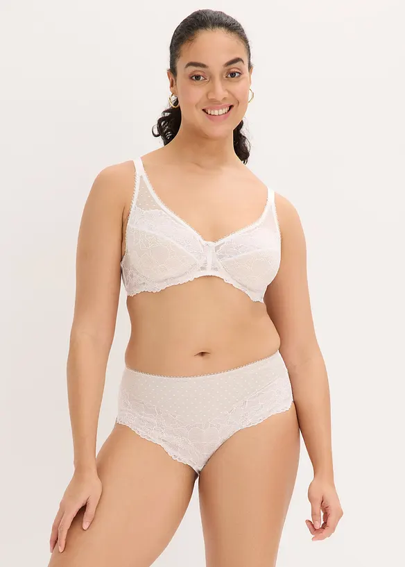 Slip maxi avec dentelle, bonprix