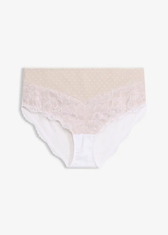 Slip maxi avec dentelle, bonprix