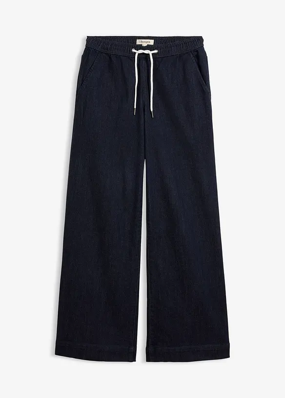 Jean large taille mi-haute, extensible, bonprix