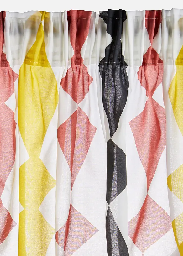 Voilage en polyester recycl&eacute; (1 pce), bonprix