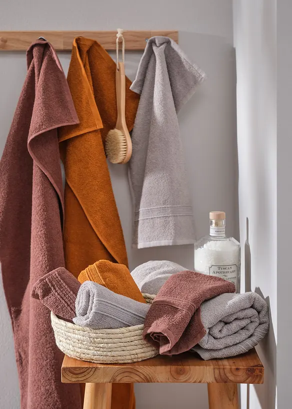 Serviette de toilette motif phare, bonprix